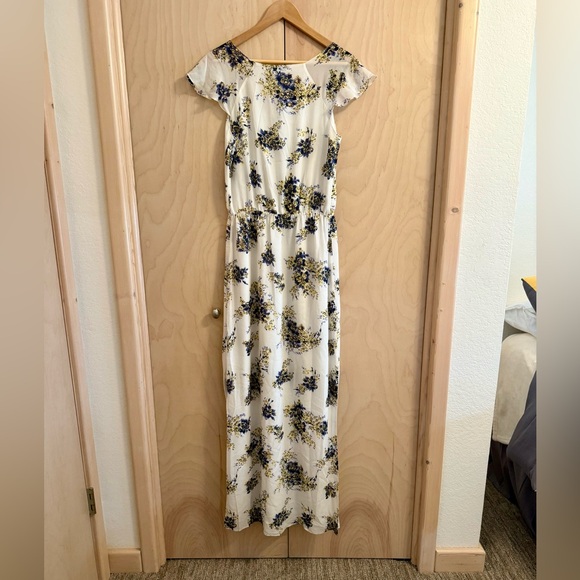 NWT JOIE Flowy Floral Print Silk Maxi Dress Size Small - Picture 10 of 15